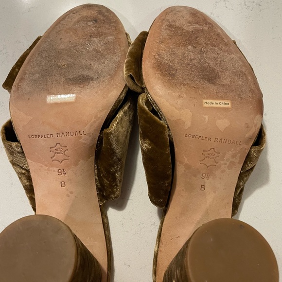 Loeffler Randall Crushed Velvet Sandals - Picture 4 of 4